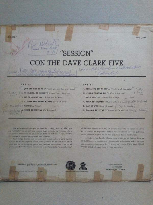 The Dave Clark Five - Session Con The Dave Clark Five 1964 LP