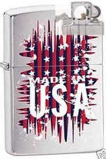 Zippo 4517 made in the usa chrome Lighter with PIPE INSERT PL