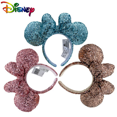 1/3PCS Disney Parks Tokyo Band Paillette Mickey Minnie Maus Ohr Stirnband