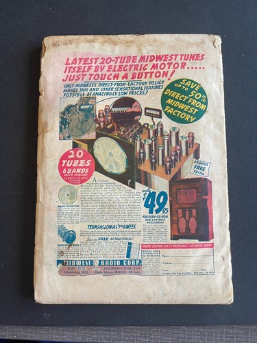 Amazing Stories Pulp Magazine -October, 1937 - Good - Picture 2 of 2