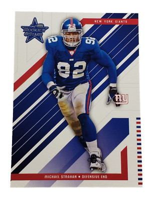 2004 Leaf Rookies & Stars Football Michael Strahan #61 New York