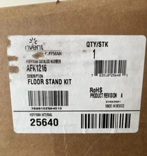 nVent Hoffman Floor Stand Gray Steel AFK1216 25640 For Wall-Mount Free-Stand