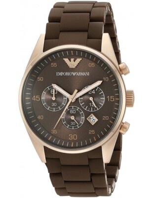 【稼動】 ★EMPORIO ARMANI★ 時計 NEW Genuine EMPORIO ARMANI Tazio Chronograph Sportivo 43mm