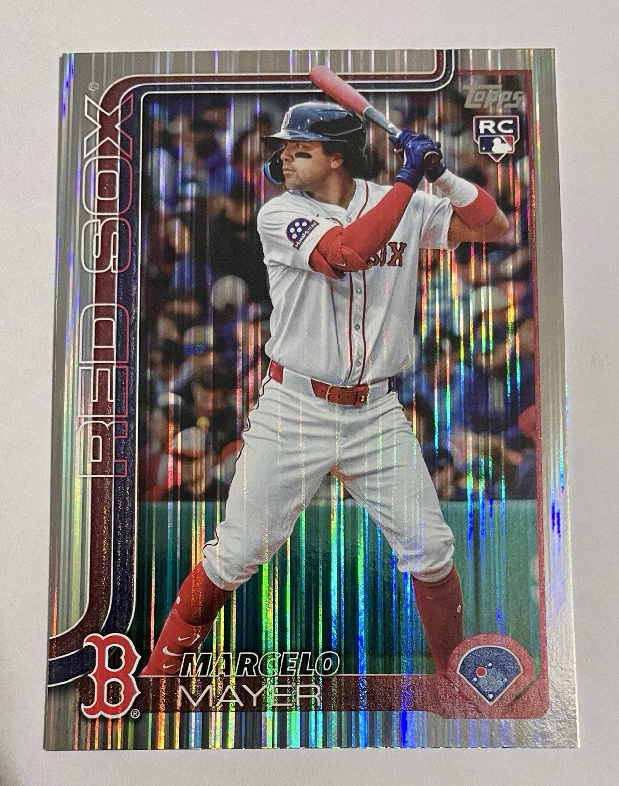 2025 Topps Update Series Marcelo Mayer US105 Rookie RC (Meijer Exclusive) Tinsel