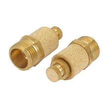 4Pcs 3/8BSP Thread Brass Adjustable Pneumatic Air Muffler Silencer Noise Exhaust