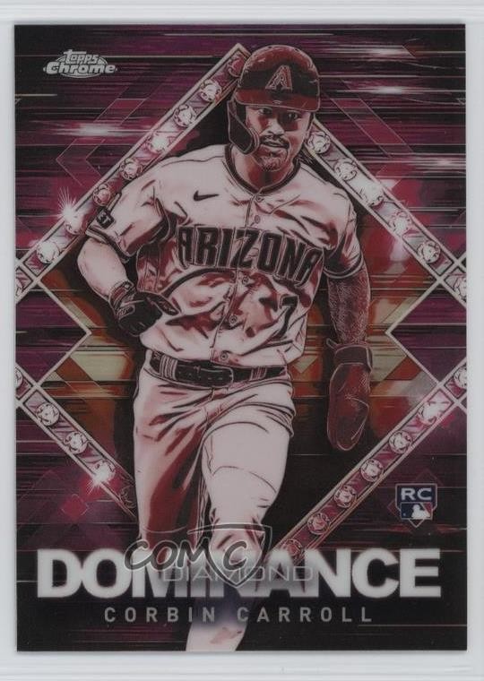 2023 Topps Chrome Update Diamond Dominance Corbin Carroll #DD-8 Rookie RC 13ob