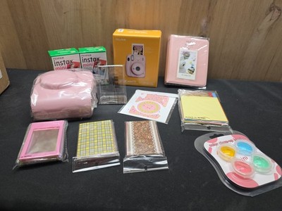 Fujifilm Instax Mini 11 Instant Film Camera Bundle Pink 40 Films & Case + Access