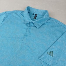 Adidas Primegreen XL Mens Polo Shirt World Map Camo Knit 23x30