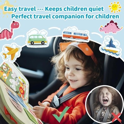 Montessori Busy Book Numeri E Forme Per Bambini 3-6 Anni – Libro Interattivo In Carta Resistente Con Attività In Velcro, Giochi Educativi Per Motricità Fine E Apprendimento - 2