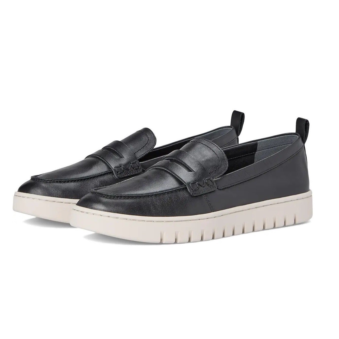 NEW Vionic Uptown Black Leather Penny Loafer Sneaker Women's Size 13