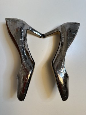 NEU !!! Mega  Pumps   Art  Zinnfarben   Edward & Son   Gr. 37   7,5 cm Höhe