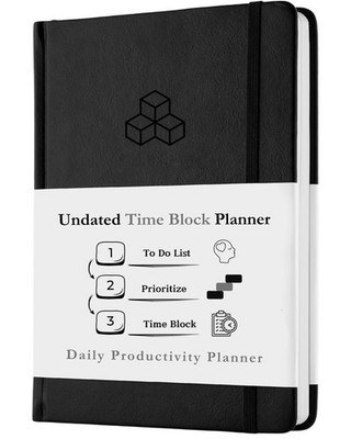 Time Blocking and ADHD Planner by Refine Days. 180 Undated Pages, To Do List,...