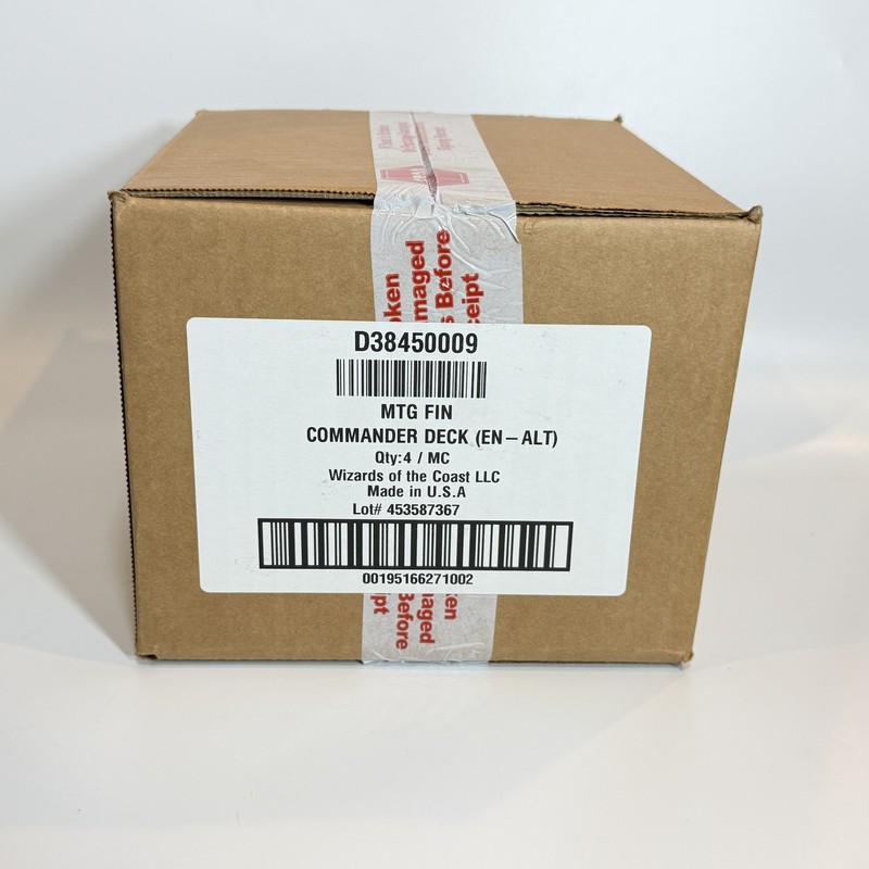Magic the Gathering Final Fantasy Commander Deck Display Factory Sealed 4 Decks