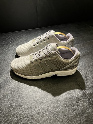 Zx Flux Trainers Grey Athletic Shoes White Trainers Zx Flux Flux