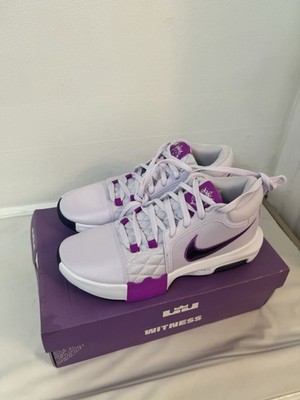Nike LeBron Witness 8 Sneaker CD4 Barely Grape Herren Größe UK 9 EU 44