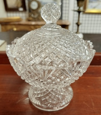 SUCRIER VAL SAINT-LAMBERT Diamant Pierre Bonbonniere Cristal Moule 6VitA 05/03