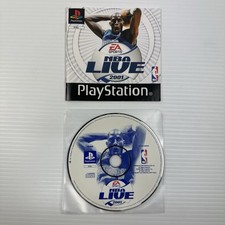 NBA Live 2001 (G) Sony Playstation PS1 Disc + Manual Only Pal Oz Seller