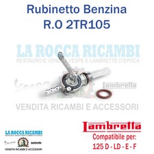 Rubinetto Benzina Lambretta 125 D - LD - E - F Dal 1951 Al 1956