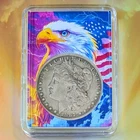 1887 O MORGAN 90% Fine Silver Dollar Custom Slab/Case NEW ORLEANS MINT COIN $1