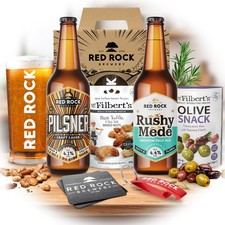 Christmas Beer Gift Set Xmas Beer Box Hamper Beers and Snacks