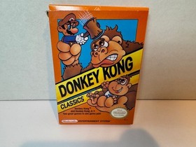 Donkey Kong Classics (1988) Nintendo NES CIB Complete Box Manual Game Case Nice!
