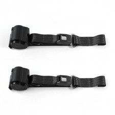 Chevy Nova 1968 - 1974 Standard 2pt Bk Retract Bucket Seat Belt Kit-2 Belts Bbc