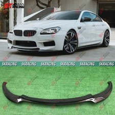 Forgedcarbon Fiber Front Bumper Lip Diffuser Fits Bmw M6 F06 F12 F13 2014-2019 Forgedcarbon Fiber Front Bumper Lip Diffuser Fits Bmw M6 F06 F12 F13 2014-2019