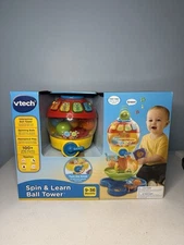 New Vtech Spin & Learn Ball Tower Interactive Sounds Songs 9-36 Months Baby Toy