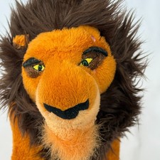 SCAR LION KING PLUSH 11" VINTAGE 90s WALT DISNEY WORLD STUFFED ANIMAL TOY BROWN