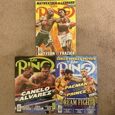 Ring Magazine Lot! 9/18,12/19,2/20. Well Read But Good Condition! Look Closely!