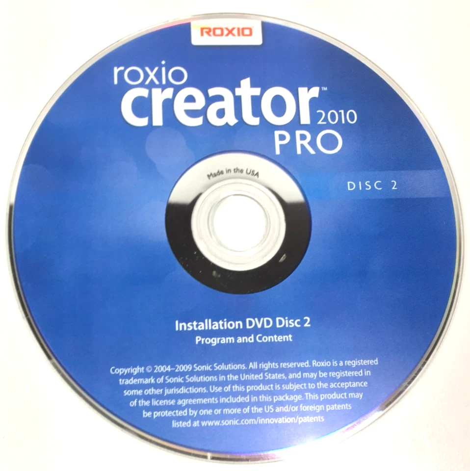 Roxio Creator Pro 2010 Software For Windows With Box & Instructions - Image 4 of 4