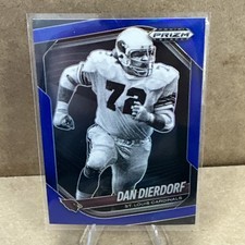 2025 Panini Prizm Black - Dan Dierdorf #137 Blue Prizm /199 Cardinals HOF