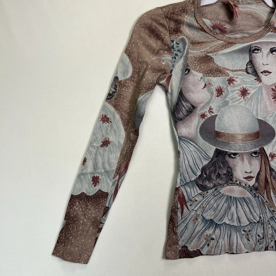 Винтажные сюрреалистические брюки Y2k Hong Kong Clubwear размер XS модерн  - Изображение 3 из 4