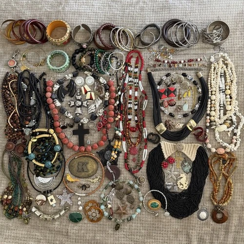 Vintage to Modern Wearable Costume Jewelry Lot 110+ Pcs