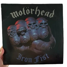 Motörhead Iron Fist BRNA539 12 INCH VINYL LP RECORD 1982 Motor Head GUC VTG