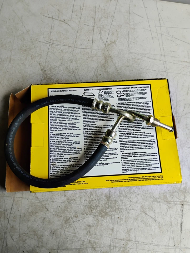 Manguera de presión de dirección asistida Edelmann 71401 para Oldsmobile Cutlass Calais Foto 2 de 2