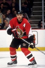 Curtis Leschyshyn Ottawa Senators skates on the ice at an NH- Ice Hockey Photo 1