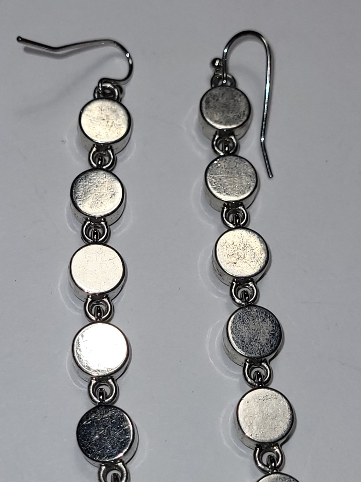 Clear Crystal Rhinestone Linear Drop Dangle Earri… - image 18