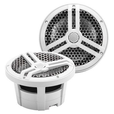 Marine Speakers 8 2 Way 500W Coaxial Pair White Skar Audio SK8M Full Range
