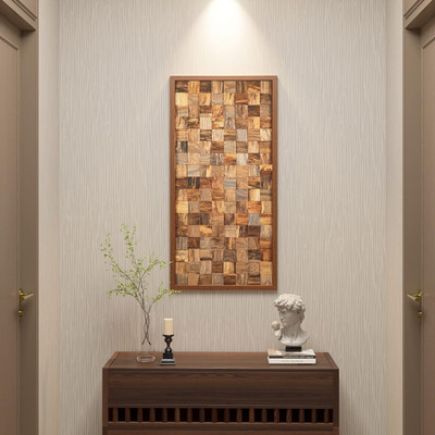 Rustic Hardwood Wall Art | USA Made, 36'' x 18'', Ready to Hang Decor