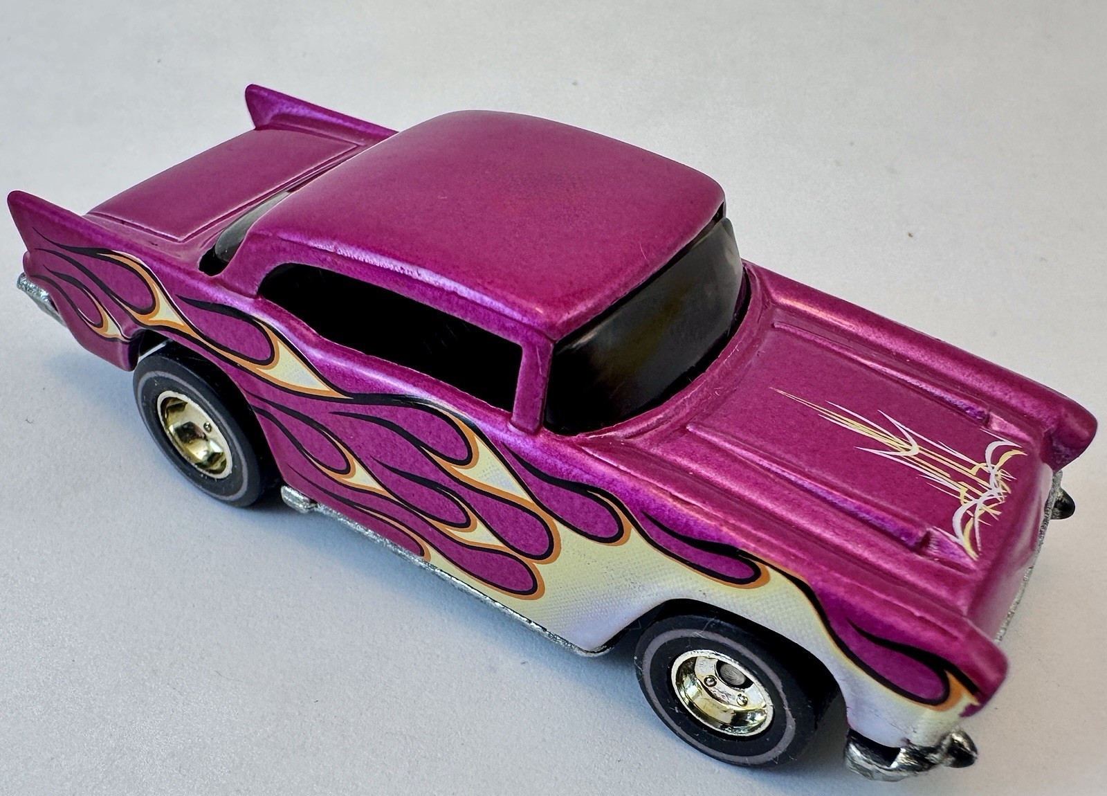 Hot Wheels 2003 Hall of Fame Greatest Rides 1957 '57 Chevy in Pink Real Riders