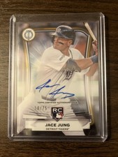 2025 Topps Tribute - League Inauguration Autographs Jace Jung /75 (AU, RC)