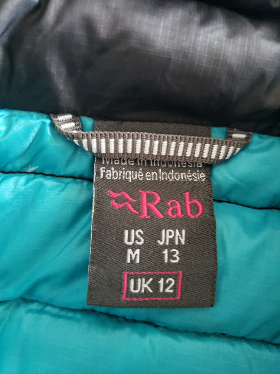 Rab Women's Microlight Down Vest Size Large Black NWTs image 6
