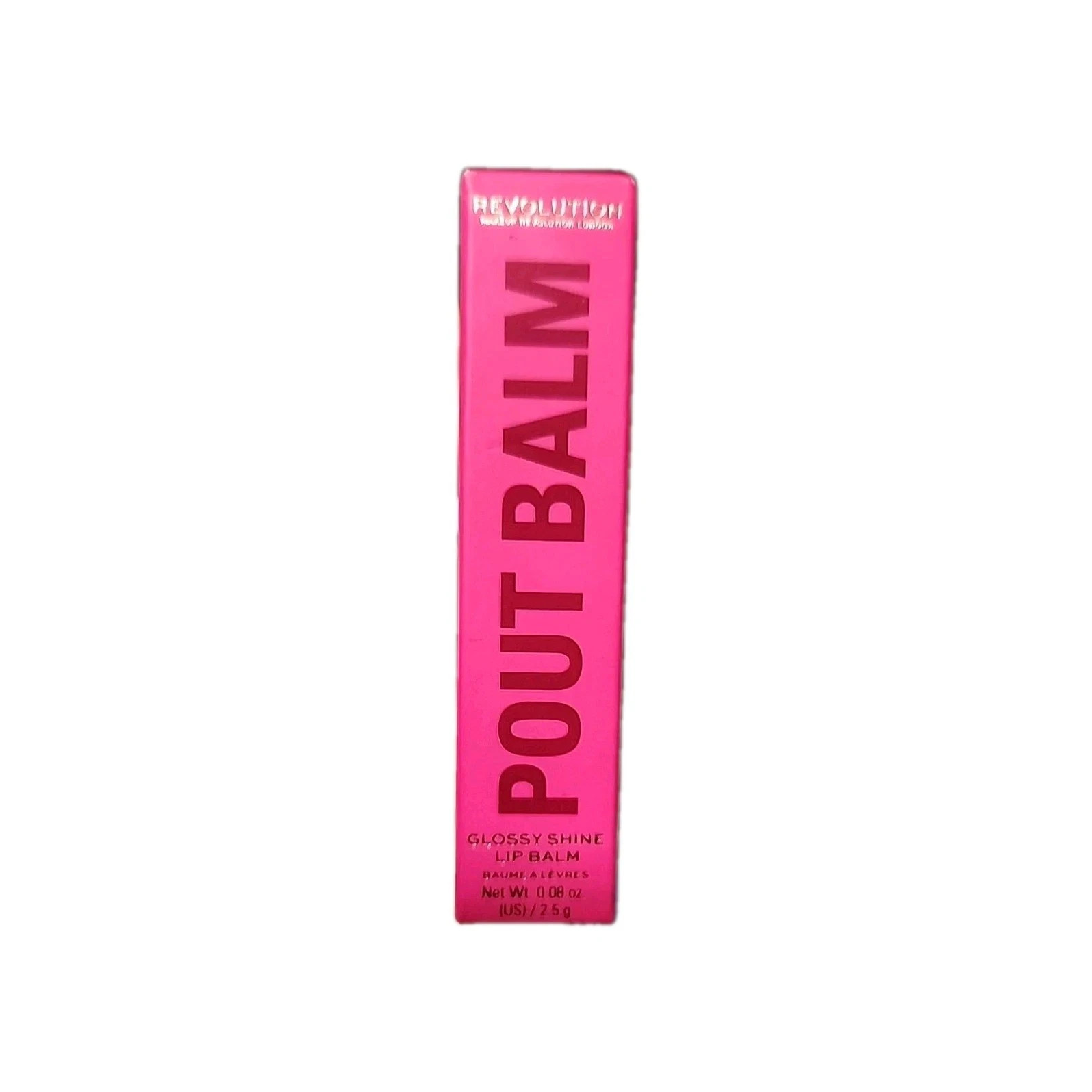 REVOLUTION POUT BALM GLOSSY SHINE LIP BALM - FUCHSIA SHINE