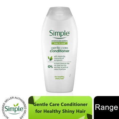6 x 400 ml Simple Sensitive Skin Experts farbfreie Haarspülung