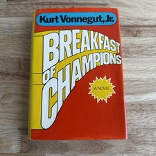 Breakfast of Champions Kurt Vonnegut Jr 1973 First Printing Illustrated