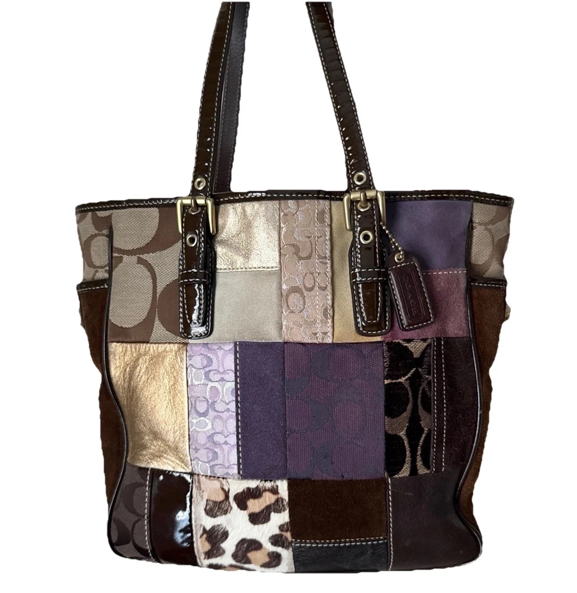 Coach Patchwork Zip Tote Bags & Handbags for Women for sale | eBay