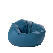 FDP 30" Vinyl Bean Bag Chair, Furniture for Kids and Teens, Perfect for Readi...