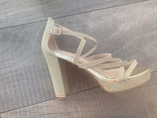 Heels Shoes Gold Size 40 Womens