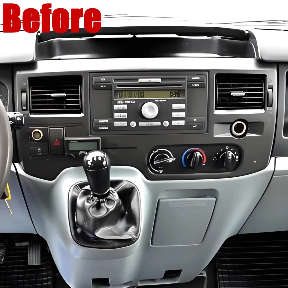 Für Ford Transit MK7 2006-2011 Android 15 Carplay Autoradio GPS Navi WIFI 2+64G - Bild 2 von 4